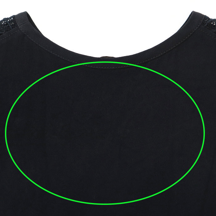 LOUIS VUITTON Cut [Outer fabric] 100% cotton [Lining] 100% silk [Other fabric] 58% acetate, 42% rayon black Women 34 Used Authentic