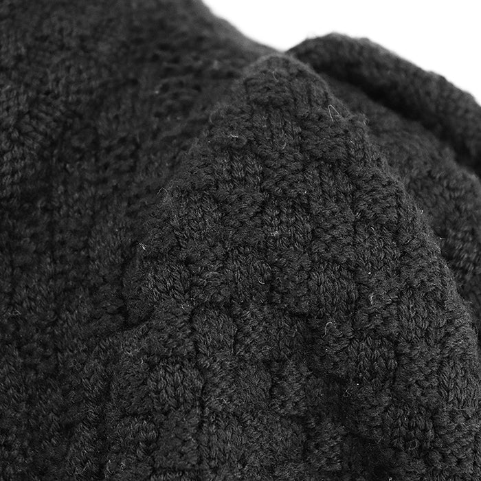 CHANEL one piece 100% wool black Women 36 Used Authentic