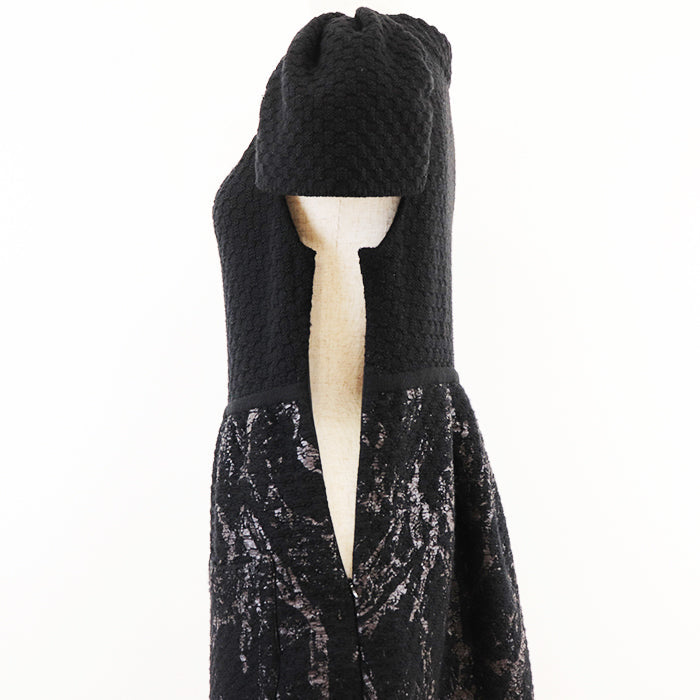 CHANEL one piece 100% wool black Women 36 Used Authentic