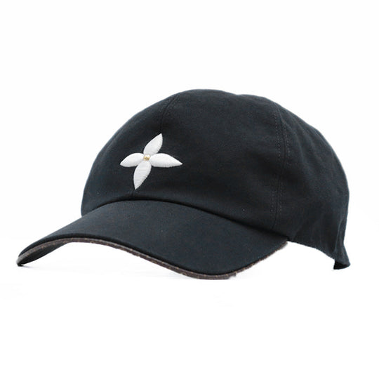LOUIS VUITTON cap Synthetic leather part: 100% polyester (polyvinyl chloride coating) [Outer material] 100% cotton [Lining] 100% silk [Other fabric] 77% polyester, 23% polyurethane black M76948 unisex(Unisex) L Used Authentic