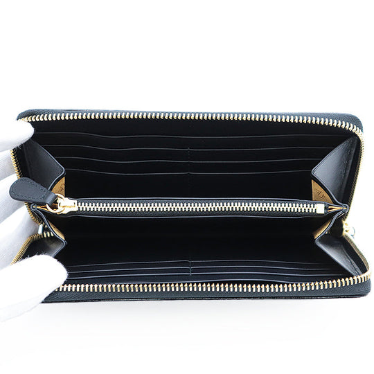 Ettinger Long Wallet Purse leather black