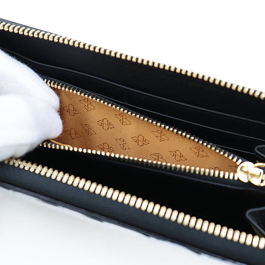 Ettinger Long Wallet Purse leather black