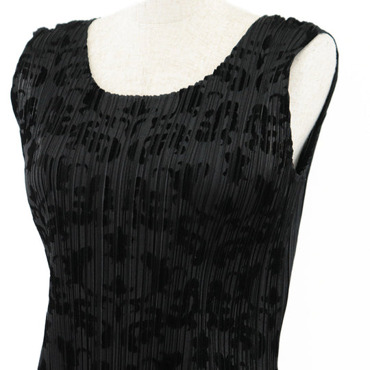 PLEATS PLEASE one piece polyester black 3