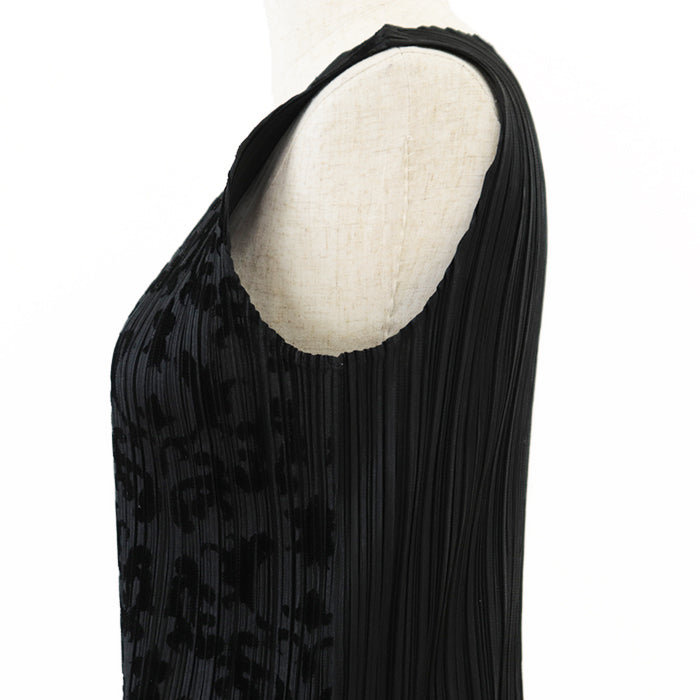 PLEATS PLEASE one piece polyester black 3
