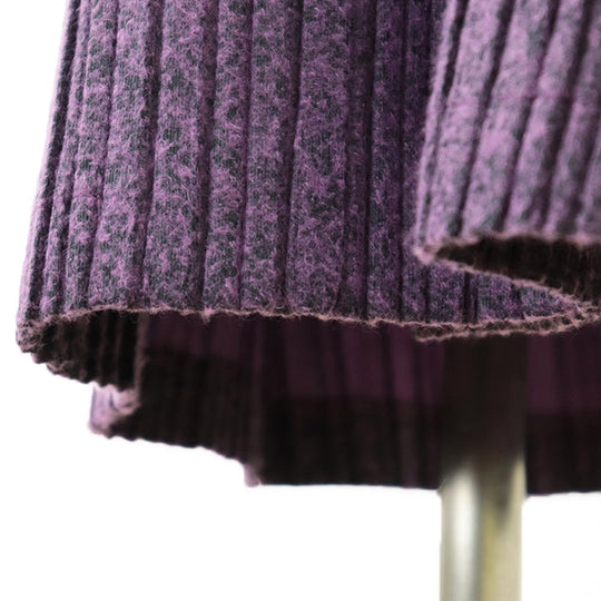 PLEATS PLEASE Stainless collar coat [Outer material] 100% polyester purple PP13-JA642 Women 4 Used Authentic