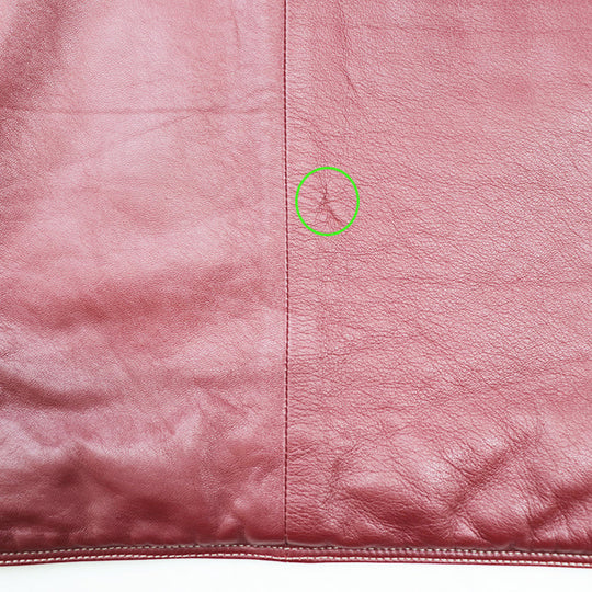 HERMES coat Sheepskin %, Cowhide %, [Lining] 100% Rayon, [Filling] 100% Polyester Brown, Red mens 48 Used Authentic