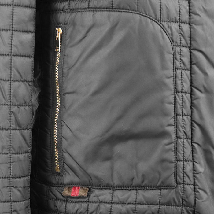 GUCCI Other outerwear 98% nylon, 2% polyurethane [Rib] 100% cotton [Leather part] Cowhide leather black 200402 ZS096 Women 38 Used Authentic