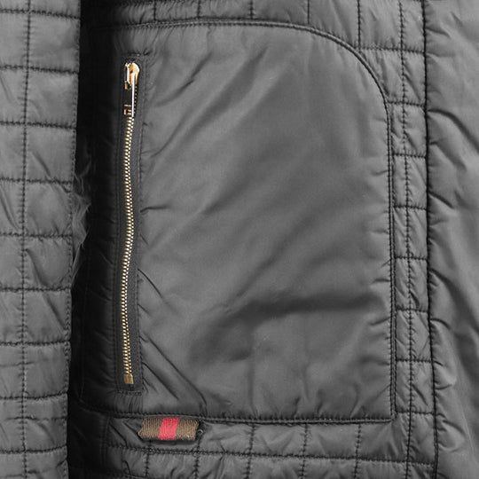 GUCCI Other outerwear 98% nylon, 2% polyurethane [Rib] 100% cotton [Leather part] Cowhide leather black 200402 ZS096 Women 38 Used Authentic