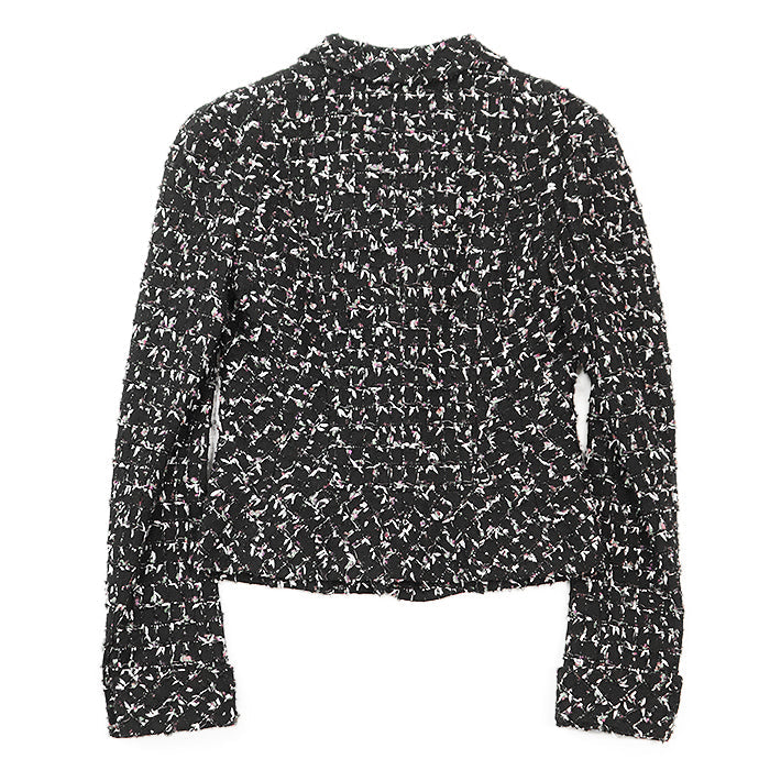 CHANEL Other outerwear Outer material: 3% polyester [Outer material] 33% wool, 22% cotton [Lining] 96% silk, 4% spandex Black, Multicolor Women 36 Used Authentic