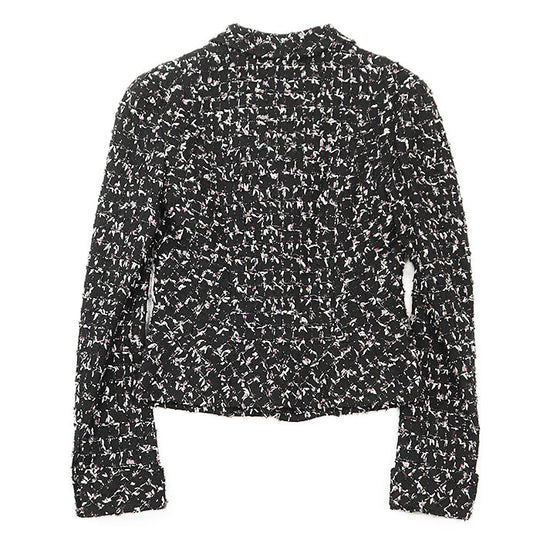 CHANEL Other outerwear Outer material: 3% polyester [Outer material] 33% wool, 22% cotton [Lining] 96% silk, 4% spandex Black, Multicolor Women 36 Used Authentic