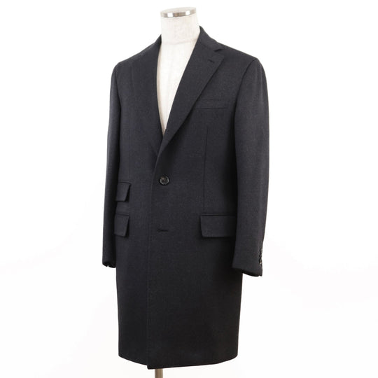 Brioni coat wool charcoal mens 48R (170/96A) Used Authentic