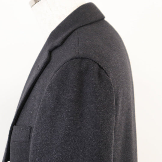 Brioni coat wool charcoal mens 48R (170/96A) Used Authentic
