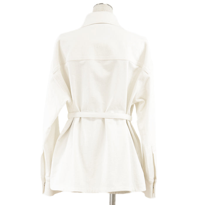 FENDI Other outerwear [Outer material] 98% cotton, 2% polyurethane white Women 40 Used Authentic