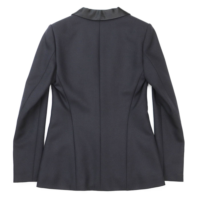 CHANEL Other outerwear [Outer material] 100% wool [Lining] 100% silk Dark Navy, Black P59363 Women 34 Used Authentic