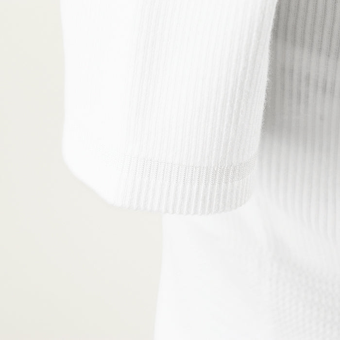 CHANEL knit 85% cotton, 15% polyester white 21P P70497 Women 36 Used Authentic