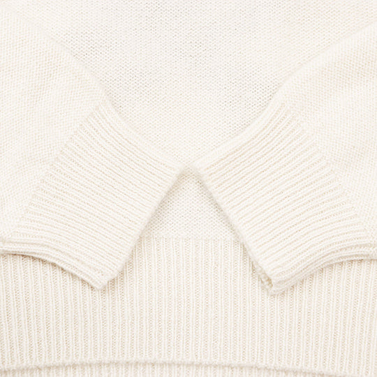 Christian Dior knit Cashmere 100% Ivory Women 36 Used Authentic