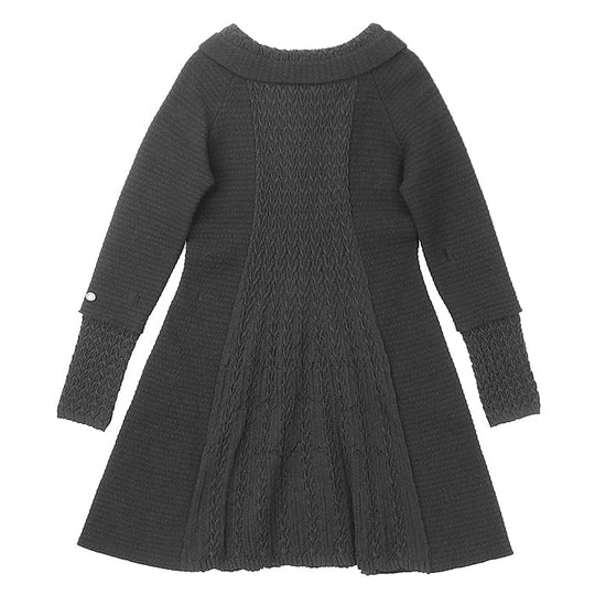 CHANEL one piece 68% wool, 16% angora black P50101 Women 38 Used Authentic