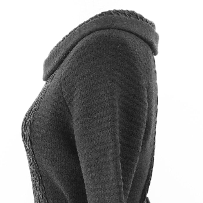 CHANEL one piece 68% wool, 16% angora black P50101 Women 38 Used Authentic