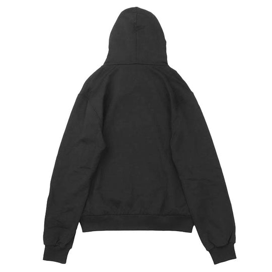 DOLCE&GABBANA Hoodie 100% cotton, embroidered part: 80% cotton, 10% viscose, 5% polyester, 5% polyurethane [Rib] 95% cotton, 5% elastane black G9PZ9Z/G7WXY mens 54 Used Authentic