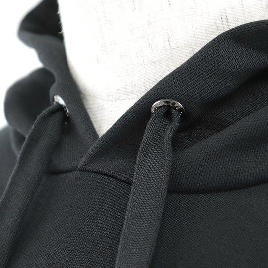 DOLCE&GABBANA Hoodie 100% cotton, embroidered part: 80% cotton, 10% viscose, 5% polyester, 5% polyurethane [Rib] 95% cotton, 5% elastane black G9PZ9Z/G7WXY mens 54 Used Authentic