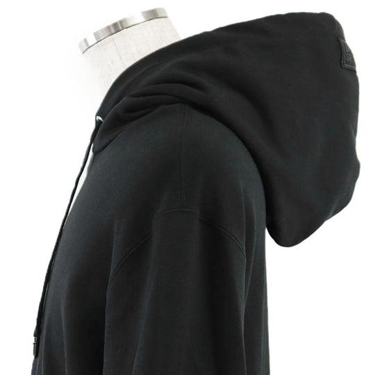 DOLCE&GABBANA Hoodie 100% cotton, embroidered part: 80% cotton, 10% viscose, 5% polyester, 5% polyurethane [Rib] 95% cotton, 5% elastane black G9PZ9Z/G7WXY mens 54 Used Authentic