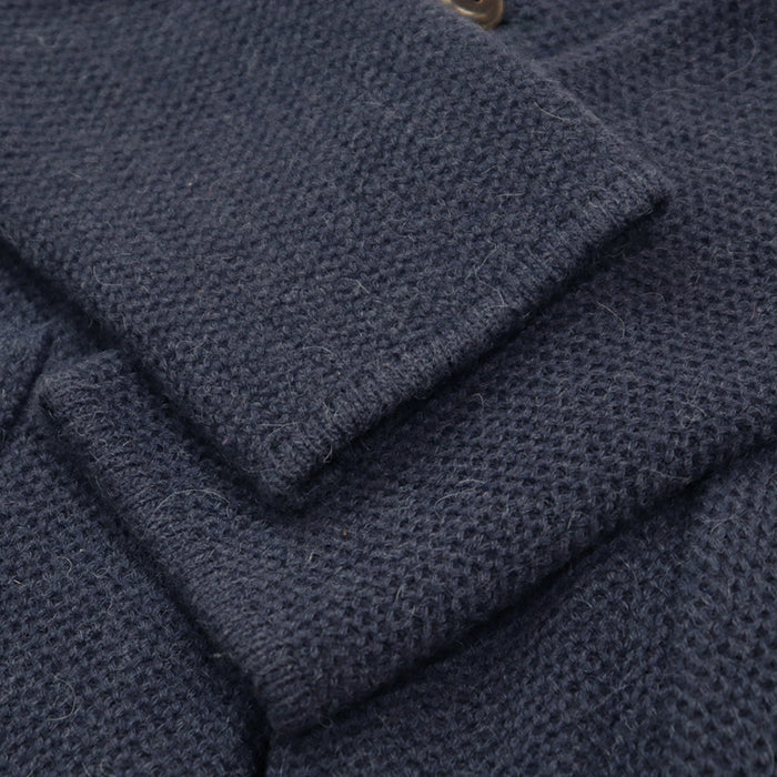 LARDINI tailored jacket alpaca Navy S