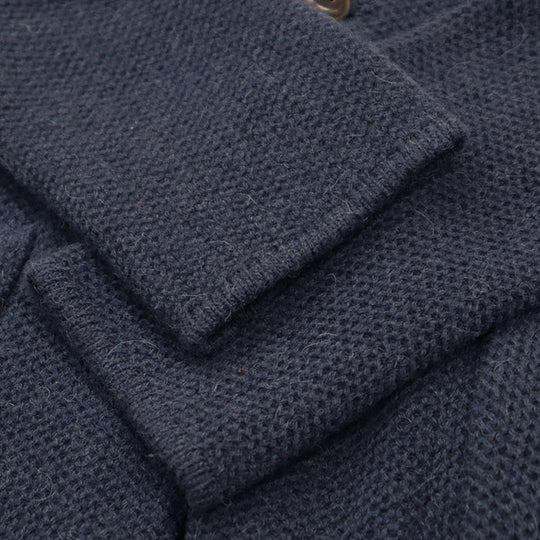 LARDINI tailored jacket alpaca Navy S