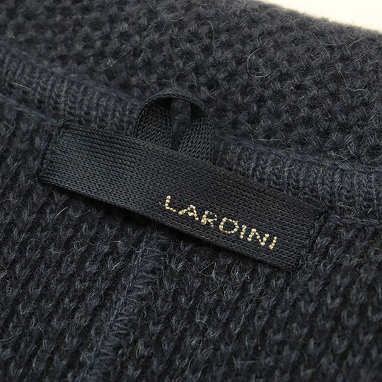 LARDINI tailored jacket alpaca Navy S