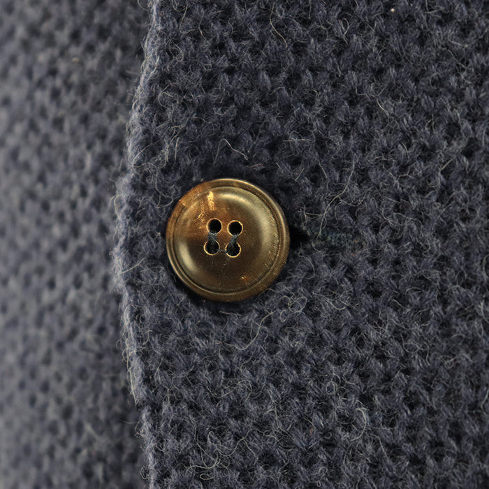 LARDINI tailored jacket alpaca Navy S