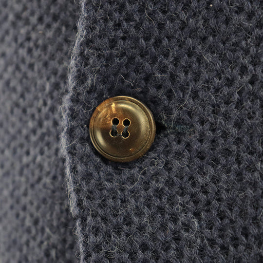 LARDINI tailored jacket alpaca Navy S