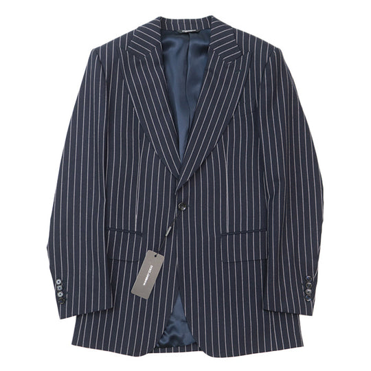 DOLCE&GABBANA Other outerwear [Outer material] 100% wool [Lining] 100% silk Navy G2NT4T FR2XI S8053 mens 46 Used Authentic