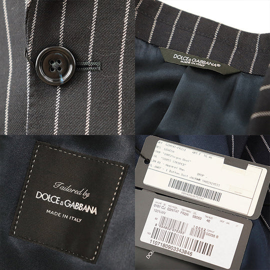 DOLCE&GABBANA Other outerwear [Outer material] 100% wool [Lining] 100% silk Navy G2NT4T FR2XI S8053 mens 46 Used Authentic