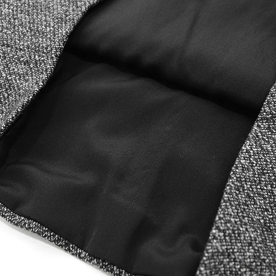 GUCCI one piece [Outer fabric] 77% wool, 20% angora [Lining] 96% silk, 4% polyurethane [Other fabric] Silk% Gray black 319288 ZAQ13 Women 38 Used Authentic