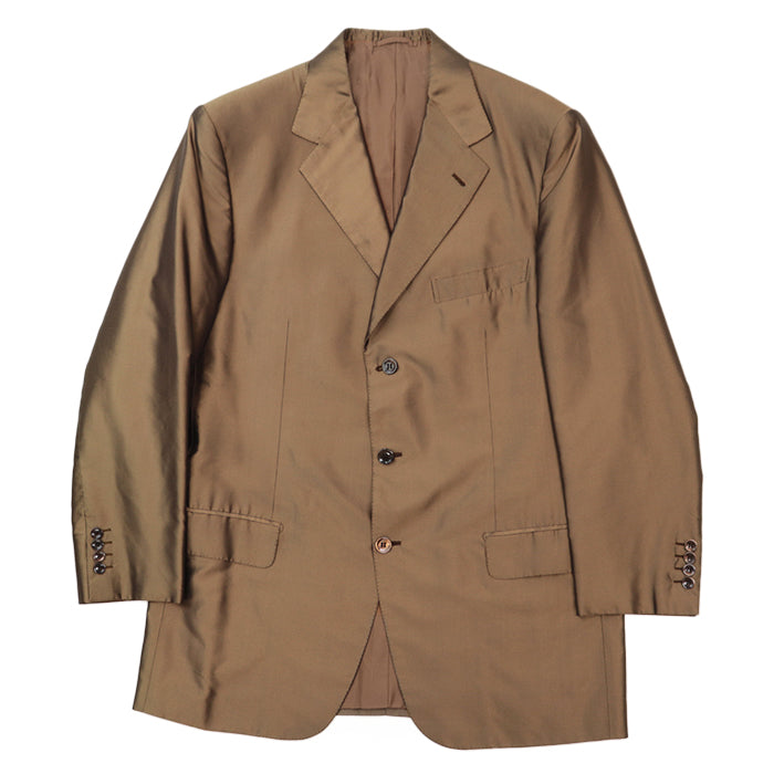 Brioni Other outerwear [Outer material] 100% silk [Lining] 100% cupra Brown mens 50 R Used Authentic