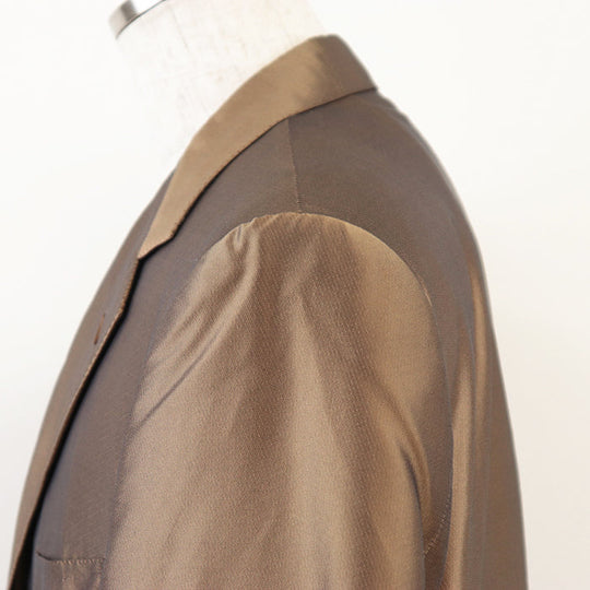 Brioni Other outerwear [Outer material] 100% silk [Lining] 100% cupra Brown mens 50 R Used Authentic
