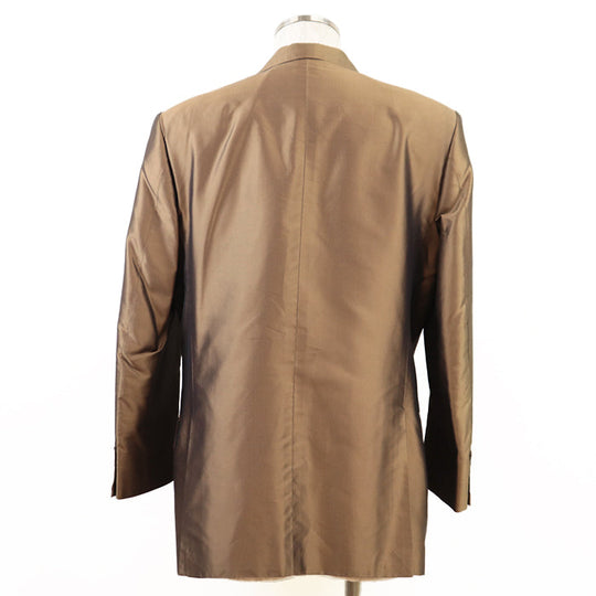 Brioni Other outerwear [Outer material] 100% silk [Lining] 100% cupra Brown mens 50 R Used Authentic