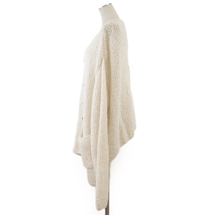 DOLCE&GABBANA cardigan [Outer material] 100% cotton Ivory mens M Used Authentic