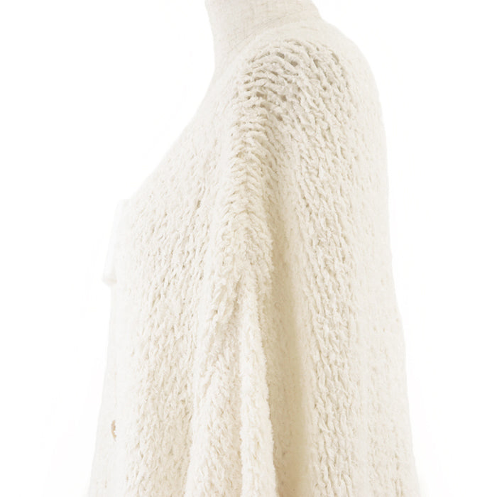 DOLCE&GABBANA cardigan [Outer material] 100% cotton Ivory mens M Used Authentic