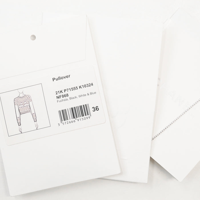 CHANEL knit [Outer material] 47% cashmere, 40% polyamide Pink, Multicolor Women 36 Used Authentic