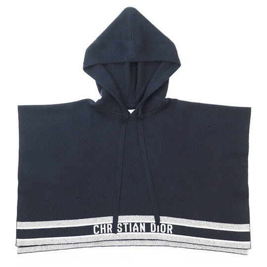 Christian Dior knit 98% cashmere, 1% polyurethane Dark navy 014C12AM042 Women S Used Authentic
