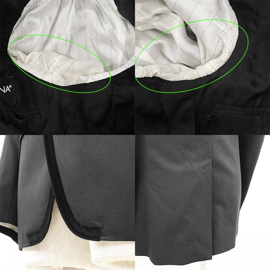 DOLCE&GABBANA Other outerwear [Outer material] 100% wool [Lining] 100% cupra black G2062T mens 46 Used Authentic