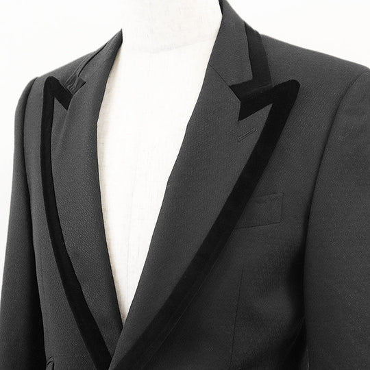 DOLCE&GABBANA Other outerwear [Outer material] 100% wool [Lining] 100% cupra black G2062T mens 46 Used Authentic