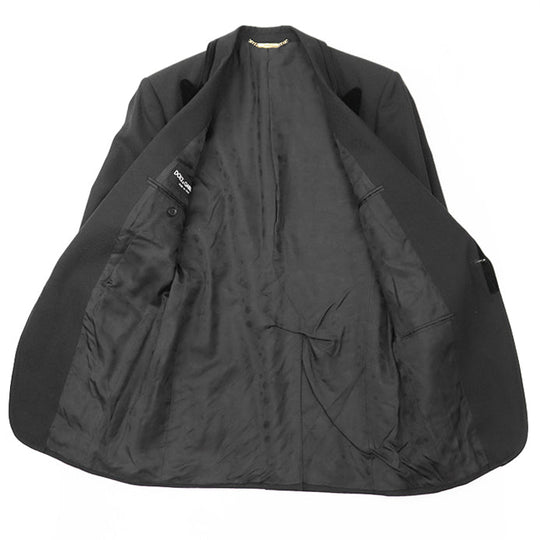 DOLCE&GABBANA Other outerwear [Outer material] 100% wool [Lining] 100% cupra black G2062T mens 46 Used Authentic