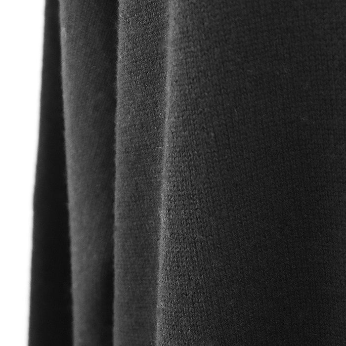 HERMES one piece 100% cashmere [Other fabric] 70% cotton, 30% polyester Black, White 2E2506D2 Women 38 Used Authentic