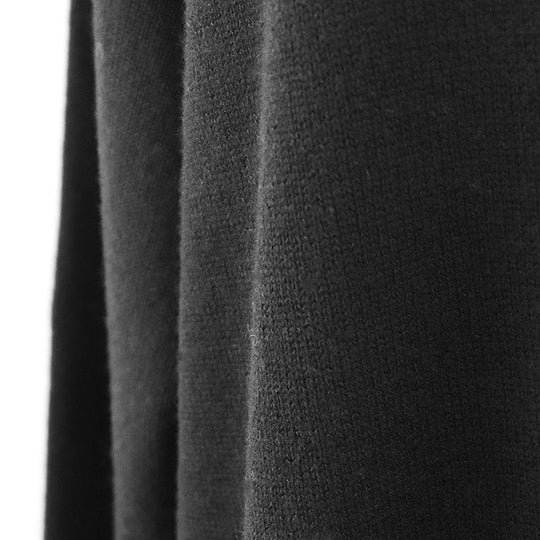 HERMES one piece 100% cashmere [Other fabric] 70% cotton, 30% polyester Black, White 2E2506D2 Women 38 Used Authentic