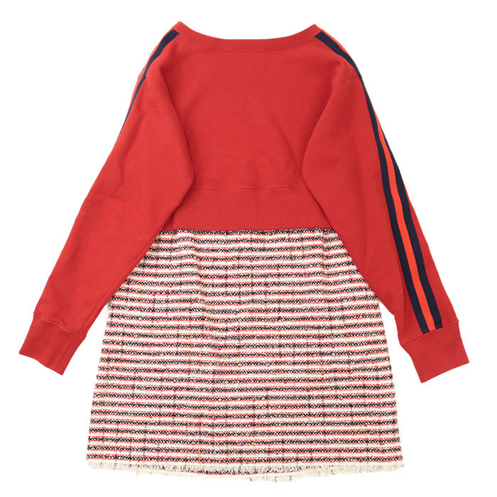 GUCCI one piece 30% cotton, 26% wool [Outer fabric] 100% cotton Red navy Women M Used Authentic