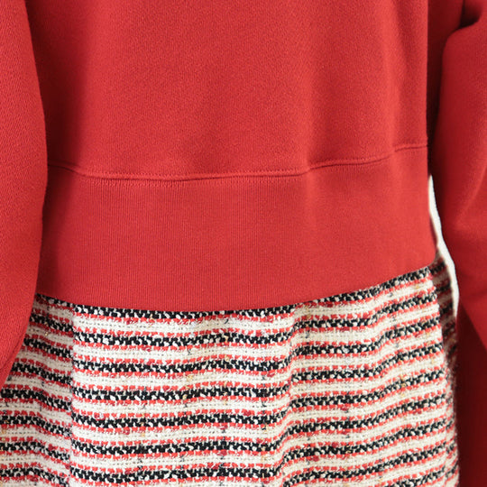 GUCCI one piece 30% cotton, 26% wool [Outer fabric] 100% cotton Red navy Women M Used Authentic