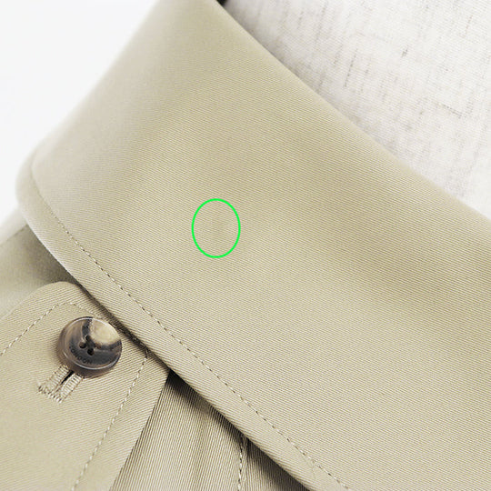 Aquascutum coat [Outer material] 100% cotton [Leather part] 100% cowhide Khaki beige 222 0551 301 mens 40 Used Authentic