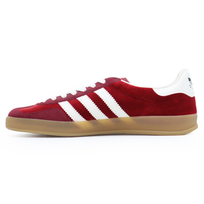 GUCCI sneakers 707848 Velour, Leather Red Gucci x Adidas collaboration Gazelle 6 1/2