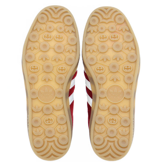 GUCCI sneakers 707848 Velour, Leather Red Gucci x Adidas collaboration Gazelle 6 1/2